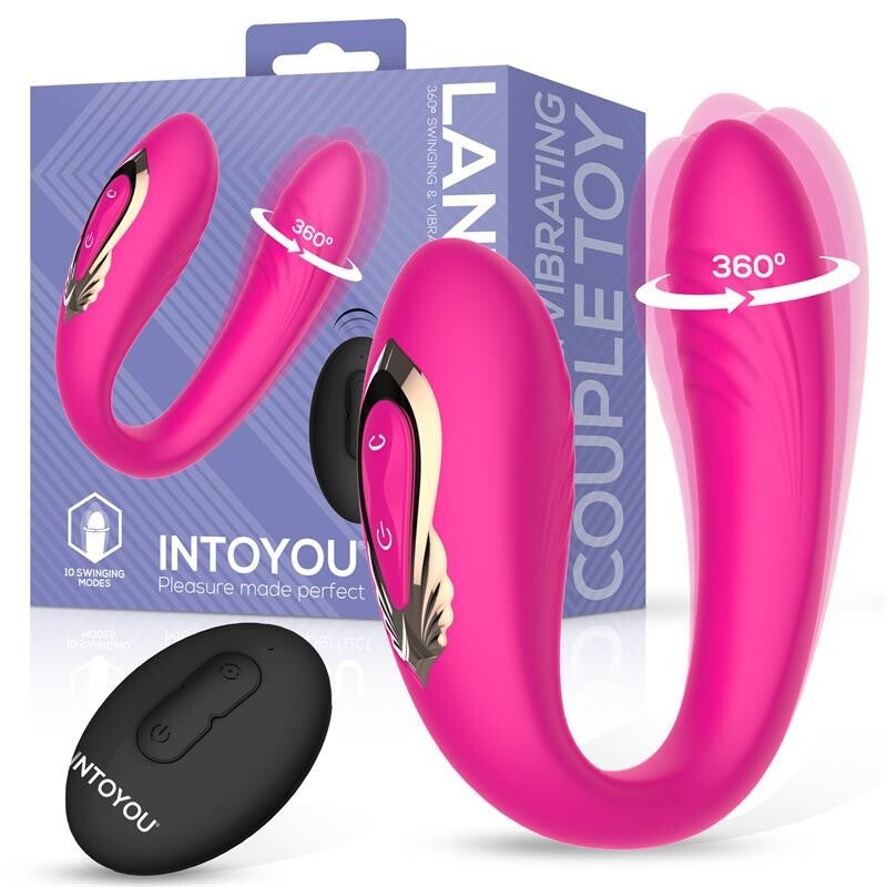 Jouet pour couples INTOYOU Lanty avec oscillation à 360° et télécommande