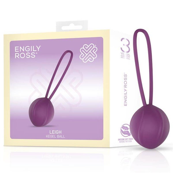 ENGILY ROSS Leigh Boule de Kegel en silicone violette