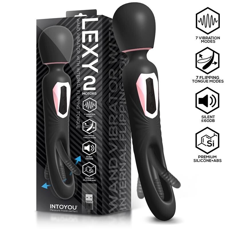 Baguette vibrante INTOYOU Lexy avec languette interne pivotante