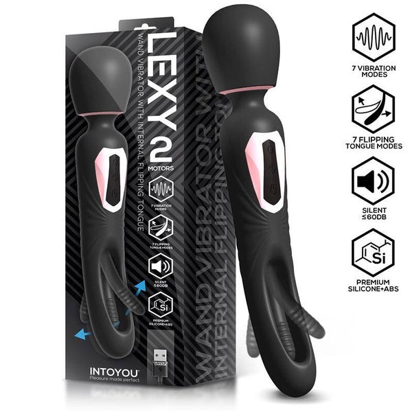 Baguette vibrante INTOYOU Lexy avec languette interne pivotante