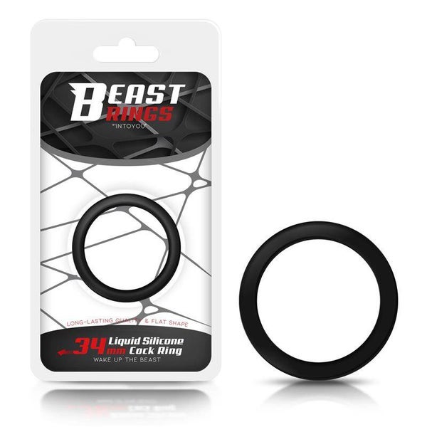 Anneau pénien en silicone liquide BEAST RINGS 3,4 cm