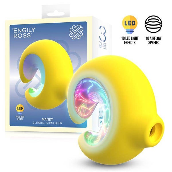 ENGILY ROSS Mandy Jouet clitoridien à succion avec lumière LED