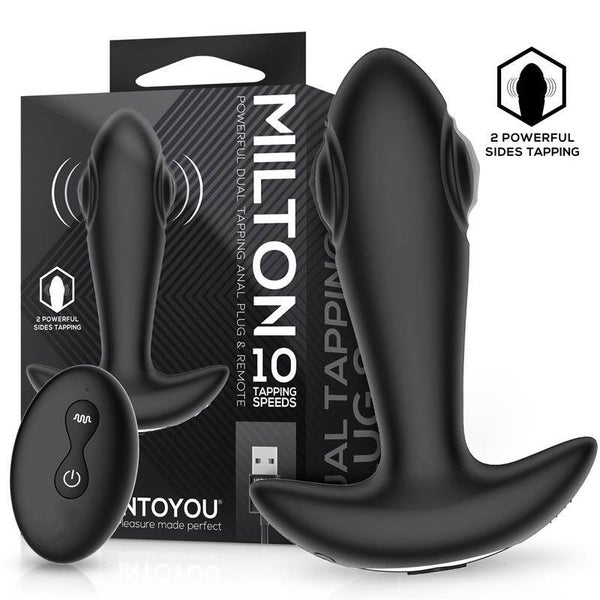 Plug anal double INTOYOU Milton avec télécommande