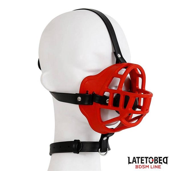 LATETOBED BDSM LINE Muselière avec boule de bâillon respirante