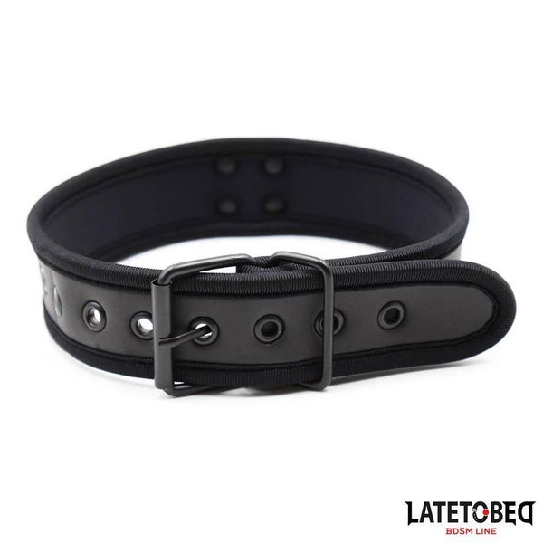 Collier en néoprène ajustable LATETOBED BDSM LINE