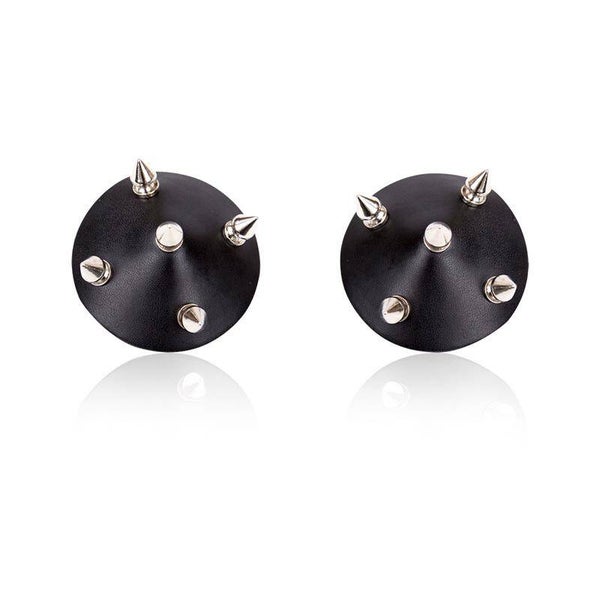 Couvre-tétons à pointes noirs LATETOBED BDSM LINE
