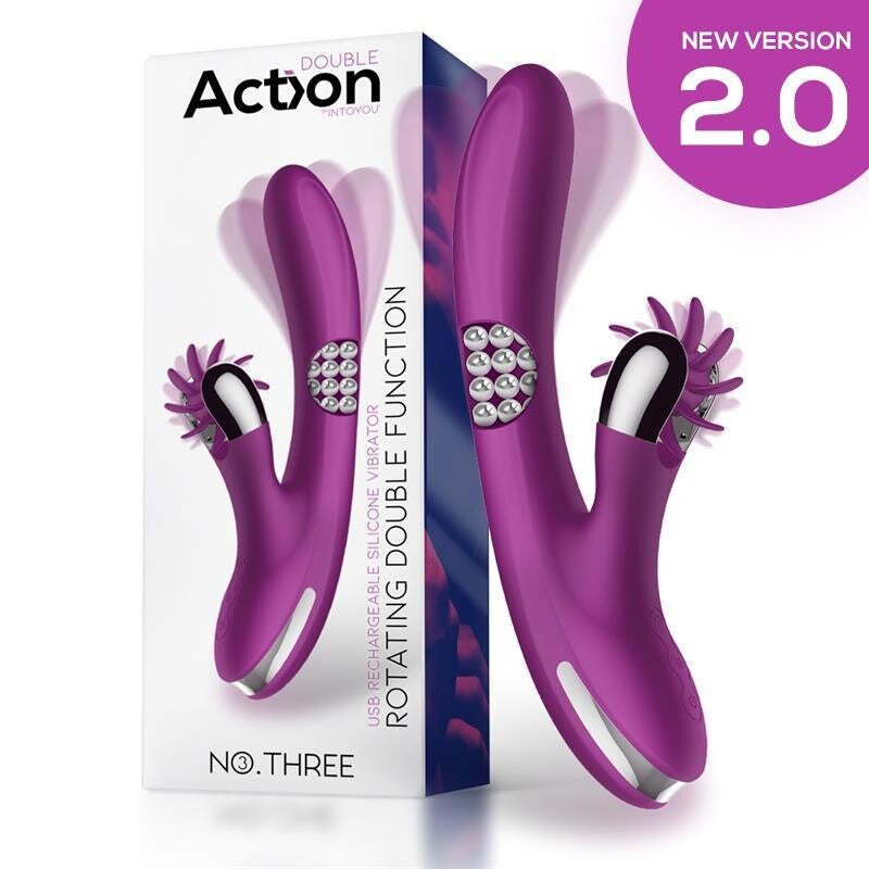 ACTION n° 3 Rotateur avec billes rotatives à 360° et roue stimulante