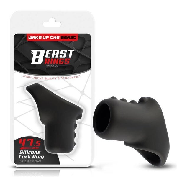 Anneau pénien BEAST RINGS en silicone liquide 47,5 mm