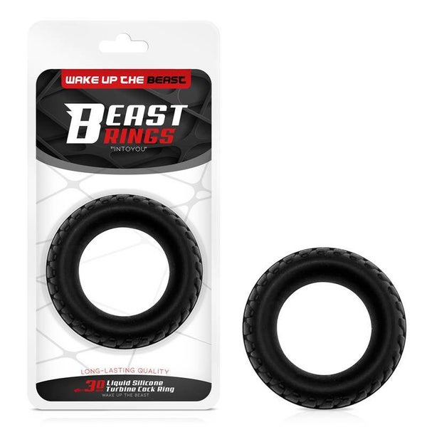 Anneau pénien BEAST RINGS en silicone liquide Turbine 30 mm
