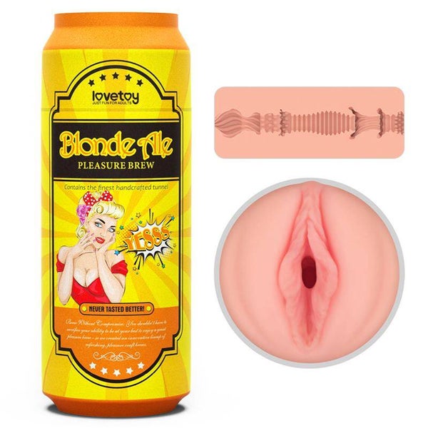 LOVETOY Pleasure Brew Masturbateur Vagina Blonde Ale