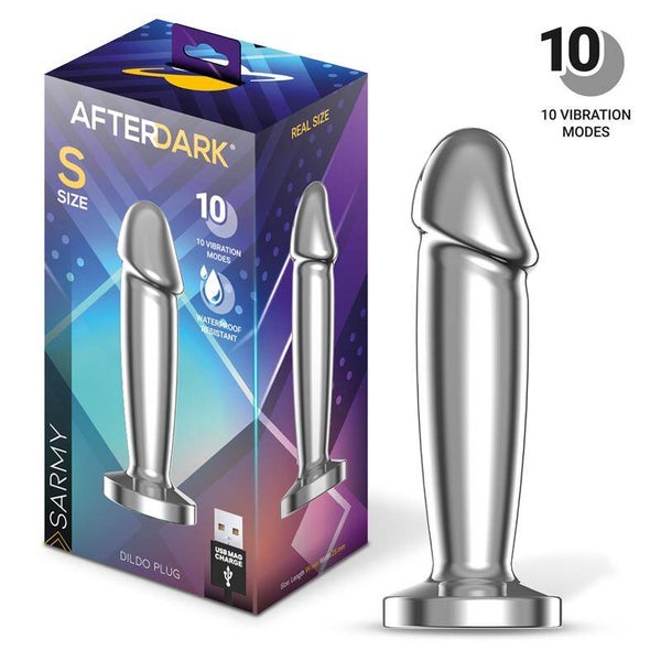 AFTERDARK Plug anal vibrant magnétique USB taille S
