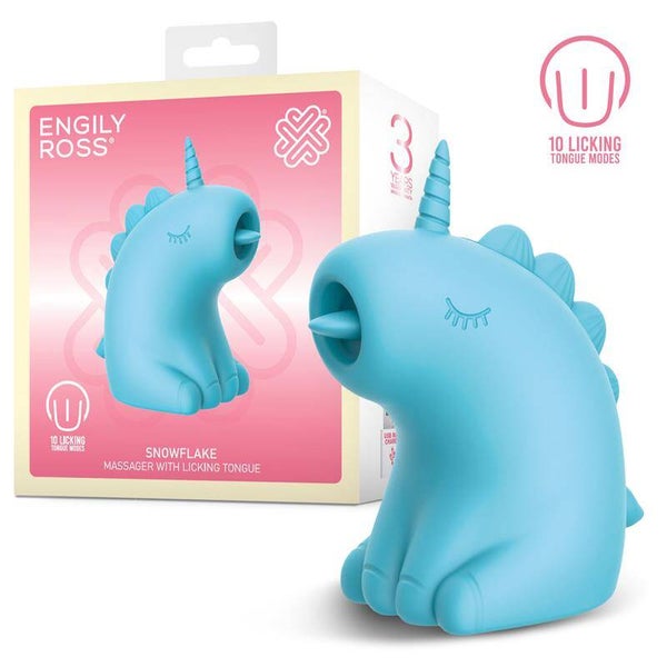 ENGILY ROSS Masseur Flocon de Neige avec Langue à Léchage