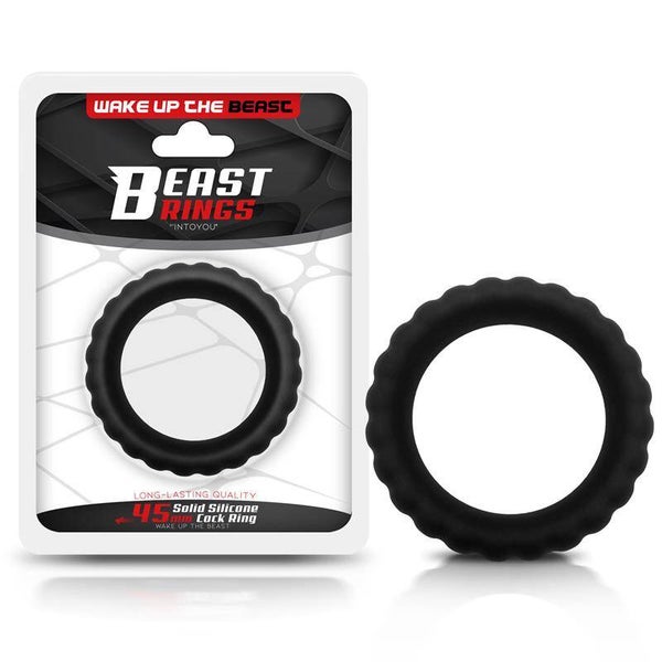 Anneau pénien en silicone solide BEAST RINGS 4,5 cm