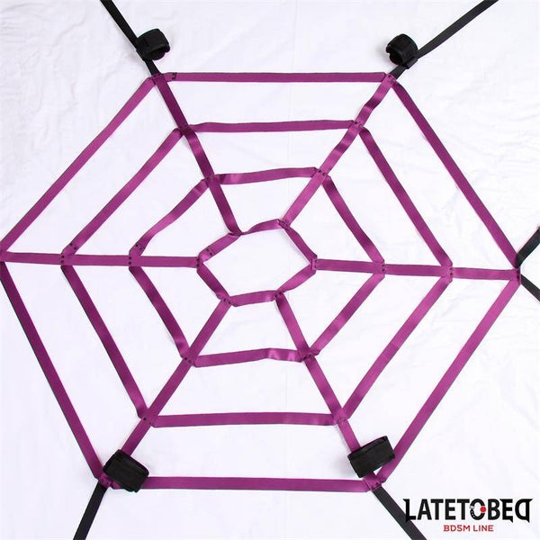 LATETOBED BDSM LINE Lien de lit en forme de toile d'araignée