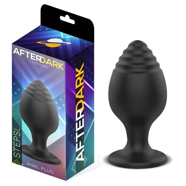 AFTERDARK Steps Plug anal en silicone Taille L 9 cm x 4,5 cm