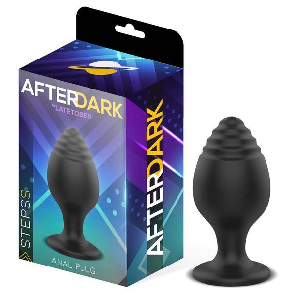 Plug anal en silicone AFTERDARK Steps, taille S, 6 cm x 3 cm