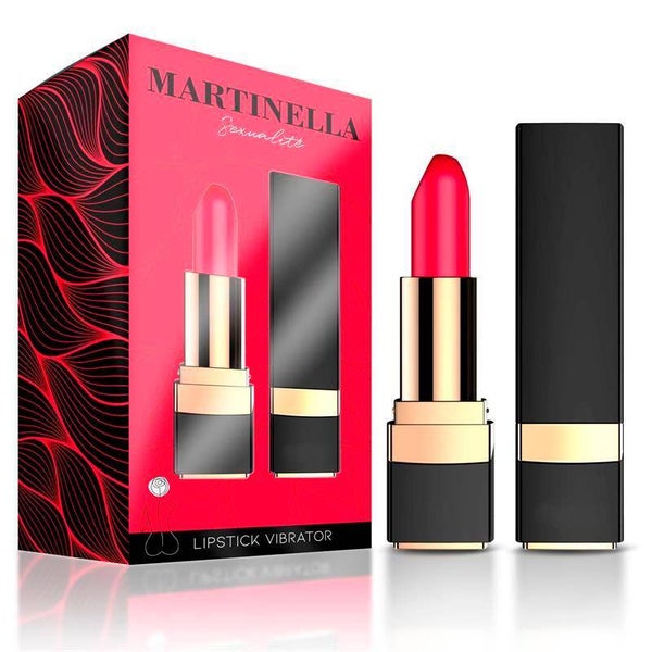 Rouge à lèvres stimulant MARTINELLA, 10 fonctions vibrantes, magnétique et USB
