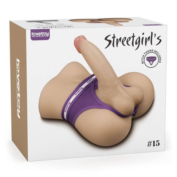 LOVETOY Streetgirls 15 Masturbateur avec gode flexible