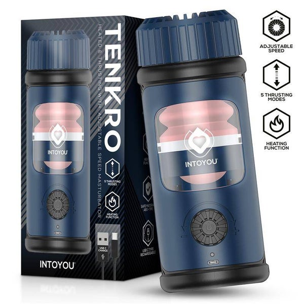 Masturbateur INTOYOU Tenkro avec poussée et chaleur USB-C