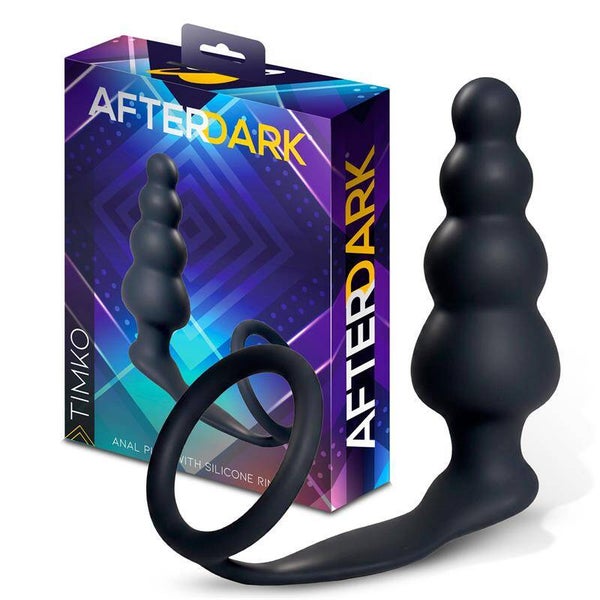 AFTERDARK Timko Plug anal avec anneau en silicone
