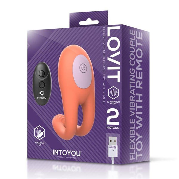 INTOYOU Lovit, vibromasseur flexible pour couples avec télécommande