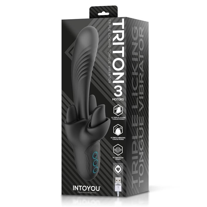 Vibrateur à langue triple léchage INTOYOU Triton