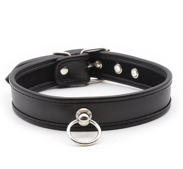 LATETOBED COLLIER BDSM LINE AVEC CERCEAU NOIR