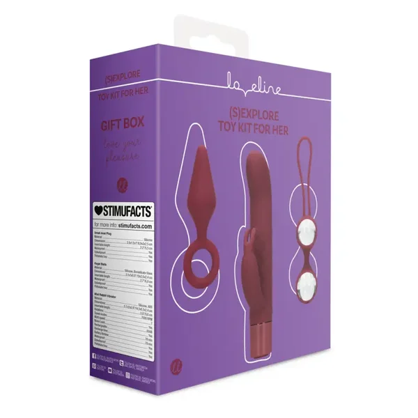 Coffret de jouets pour elle - Cerise noire