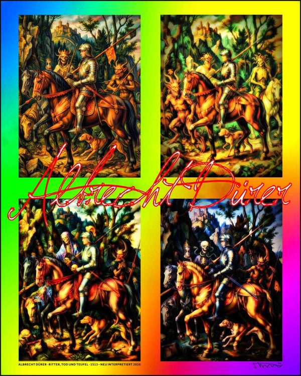 ALBRECHT DÜRER 1513 · RITTER, TOD UND TEUFEL