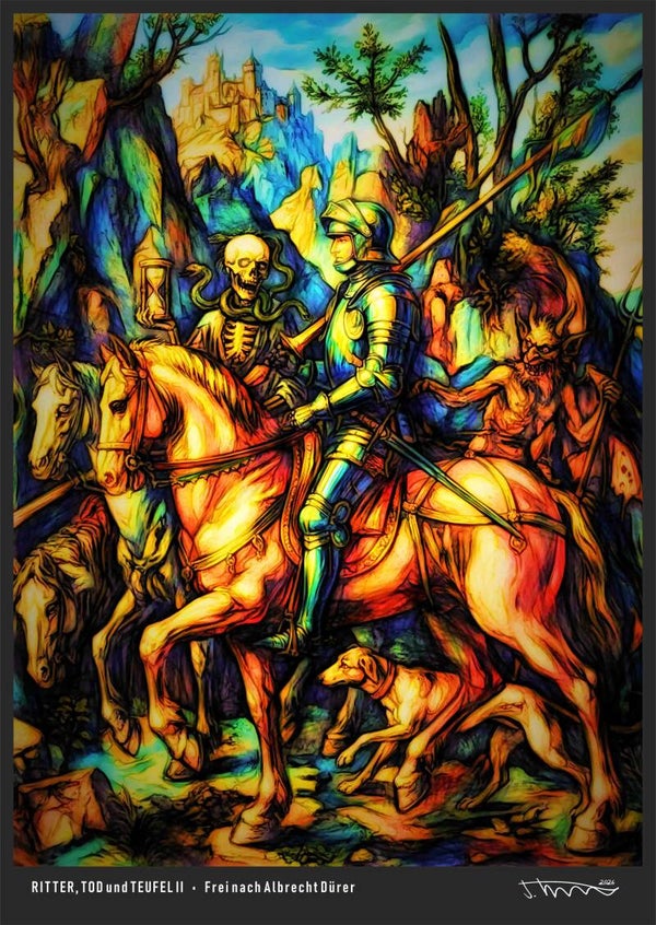 RITTER, TOD UND TEUFEL II - FREI NACH ALBRECHT  DÜRER