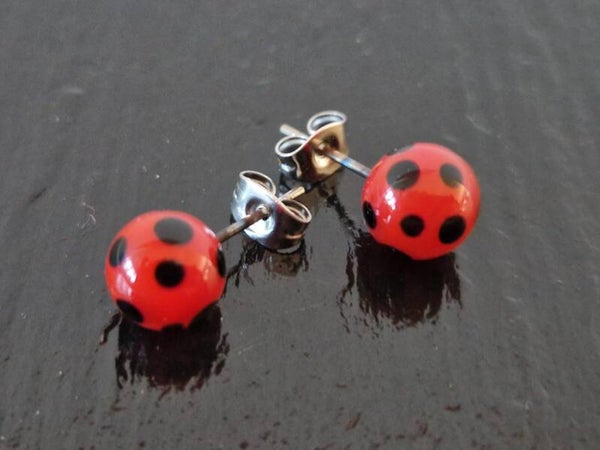 Ohrstecker Ladybug
