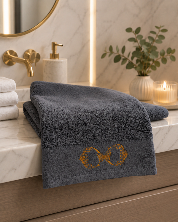 XAIVORA Premium 100% Organic Cotton Bath Towel Set