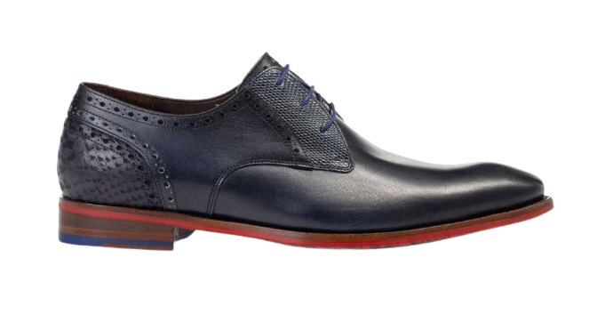 Floris van Bommel Art.: 071.70.0022 / 18107/40 Blauw | Mesco Schoenen