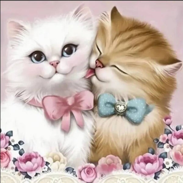 69...Diamond painting poezen