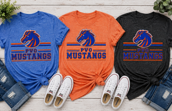 PVO Mustangs Stripe