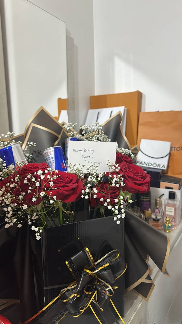 Redbull bouquet