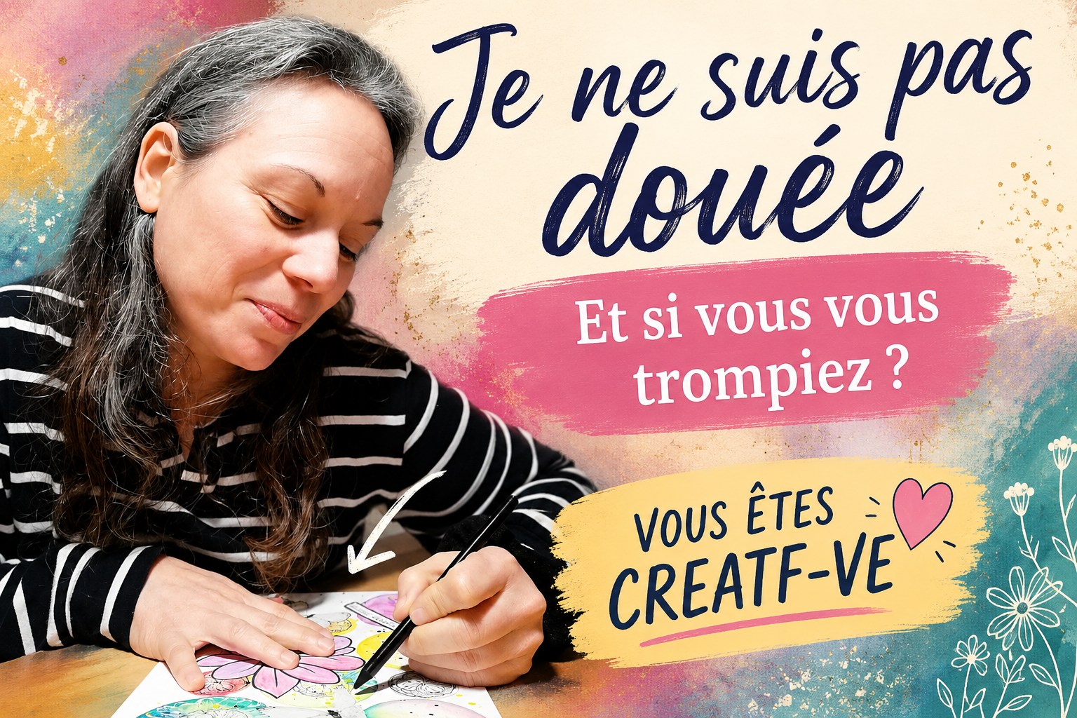Béatrice Hen, créativité ,être créatif ,développer sa créativité ,oser créer, peinture intuitive ,créativité artistique ,apprendre à dessiner ,peur de ne pas être doué ,libérer sa créativité ,créer sans savoir dessiner, le havre