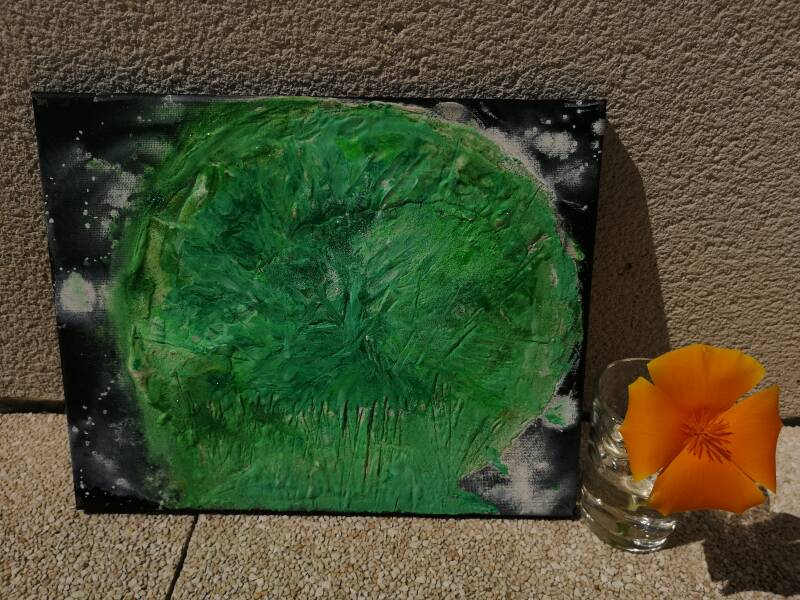 Béatrice hen, art intuitif, peinture énergétique, art abstrait, peintre de l’âme, Le Havre, atelier créatif, art théraphie Le Havre, atelier peinture intuitive, peinture intuitive, Gaïa