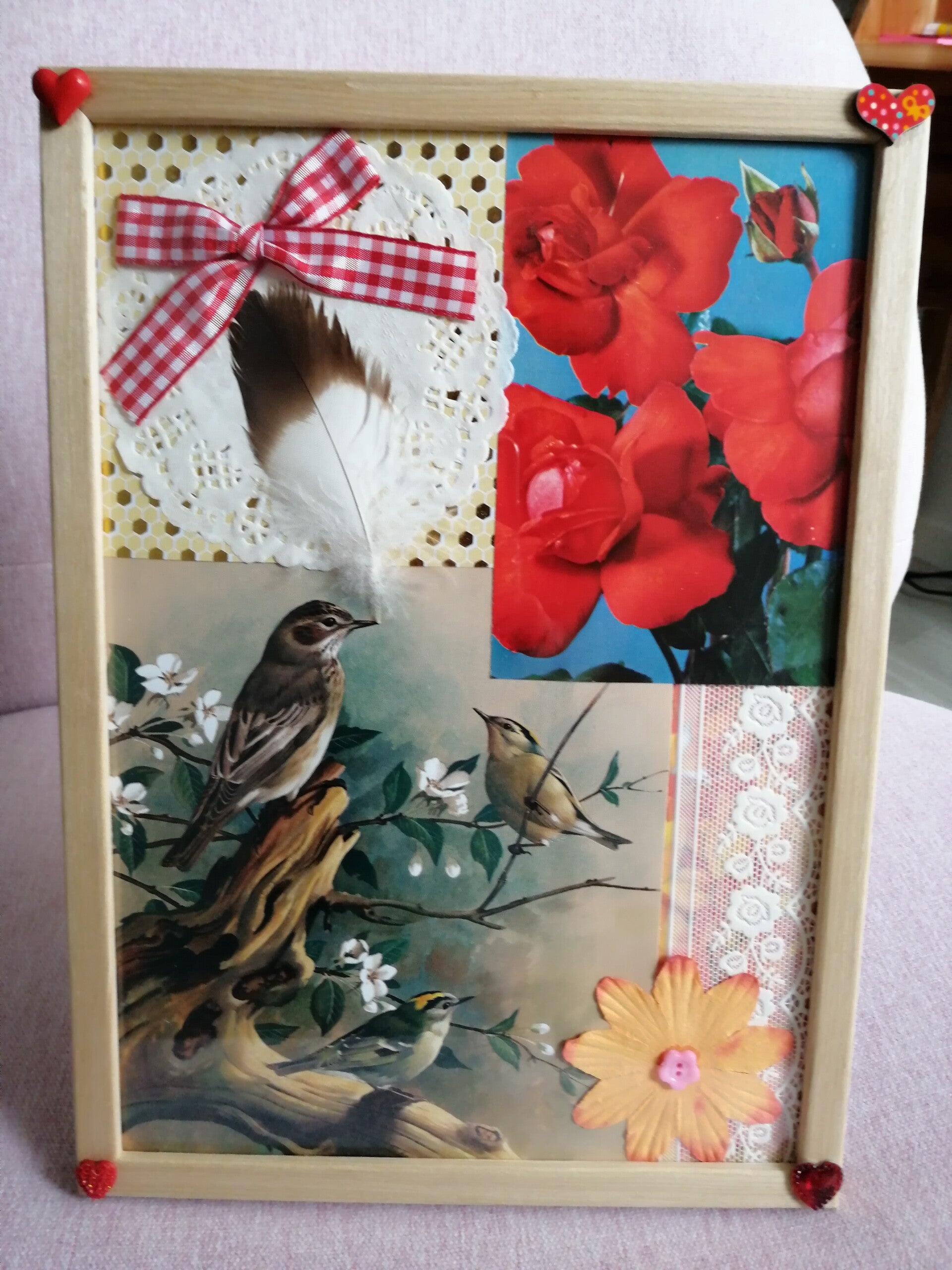 Béatrice Hen, Atelier créatif  LE HAVRE, cadre mixed media, tableau mixed media, cadre décoratif, tableau poétique,  décoration vintage, Art thérapie , mixed media