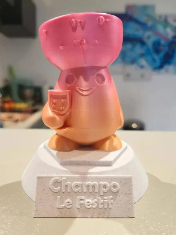 Champo le Festif Figurine les Franzou's Made in France By JustOnePrint