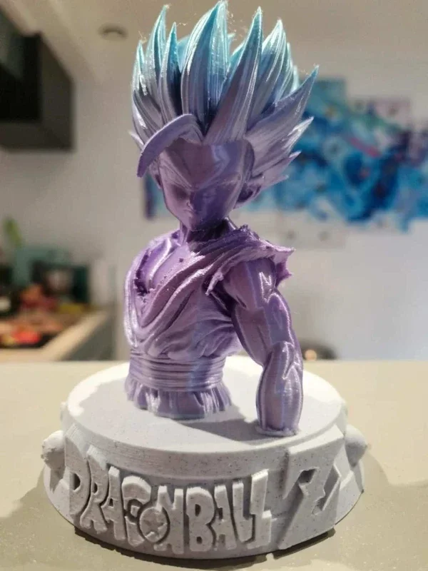 Gohan Ado SSJ2 Buste Dragon Ball Z Figurine Décoration Fan Art Collection