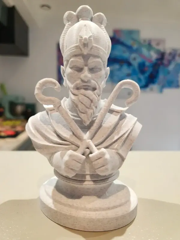 Buste Osiris 15 cm – Statue Égyptienne Effet Marbre