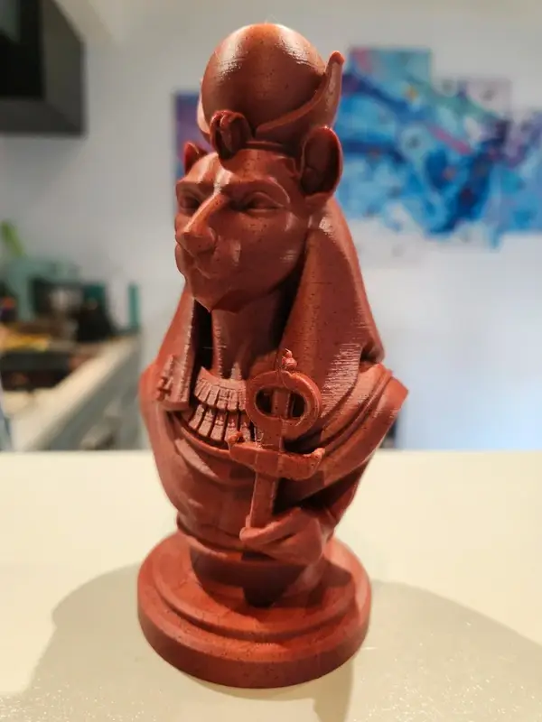 Sekhmet Buste Décoration 15cm Mythologie Égyptienne Art Collection