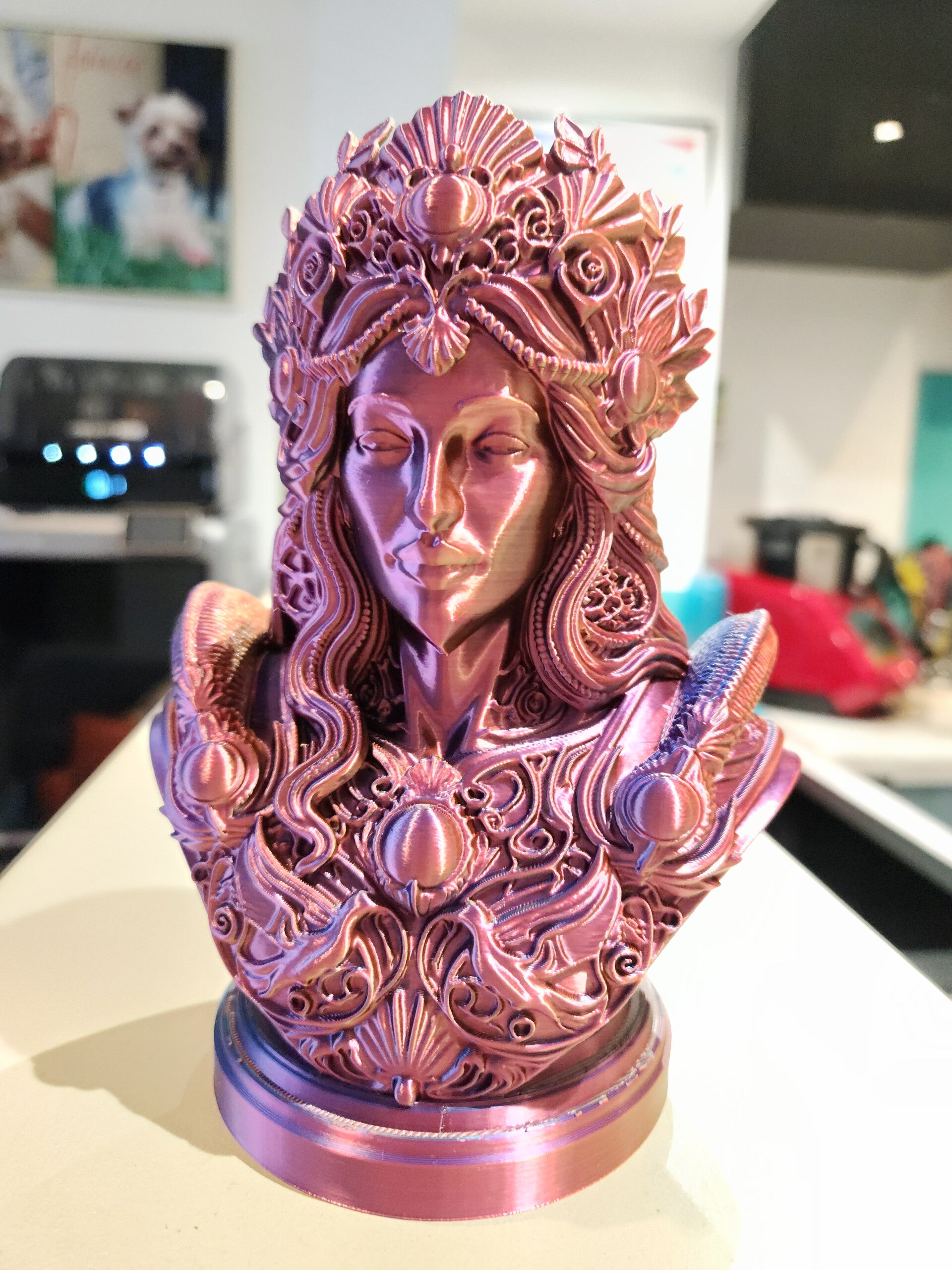 Buste Aphrodite 2.0 Tricolore 16,5cm – Sculpture Mythologie Moderne