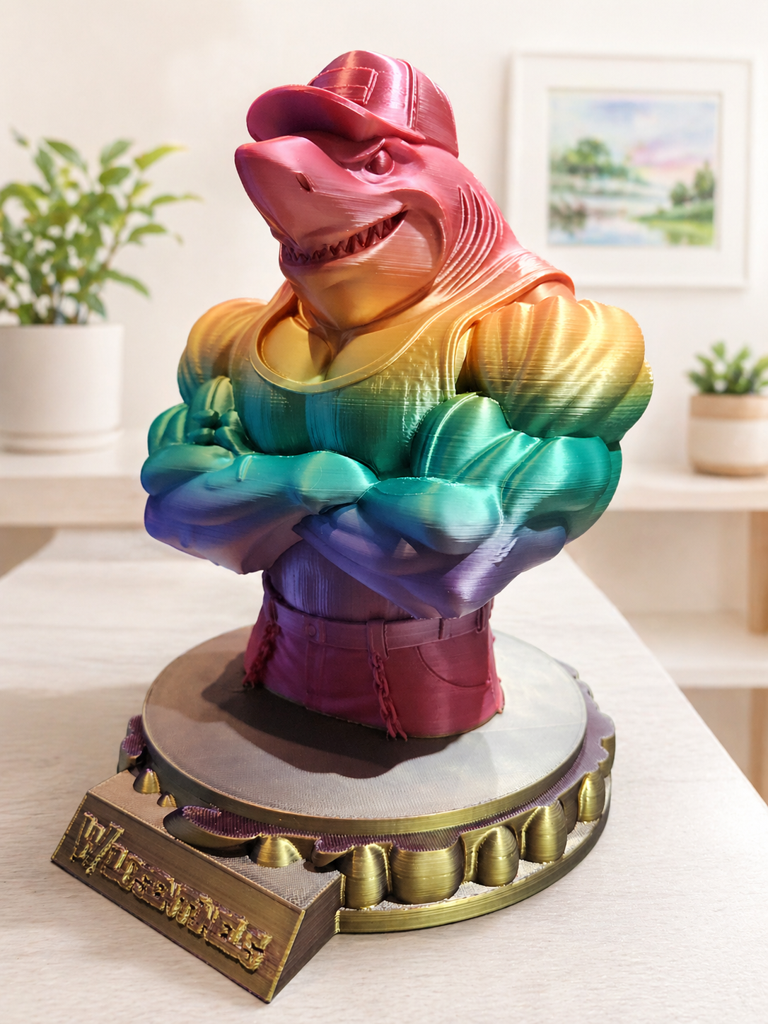 Mako le Requin WildSentinels 20cm – Sculpture Déco Solidaire Océan