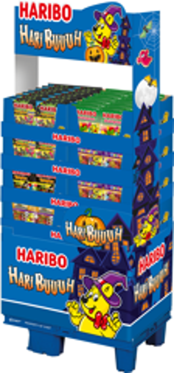 HARAS Haribo 1/4 Halloween 5- fois assorti, 160-175g
