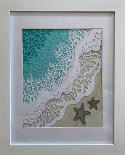 Starfish on the Beach by Tina Gelpi