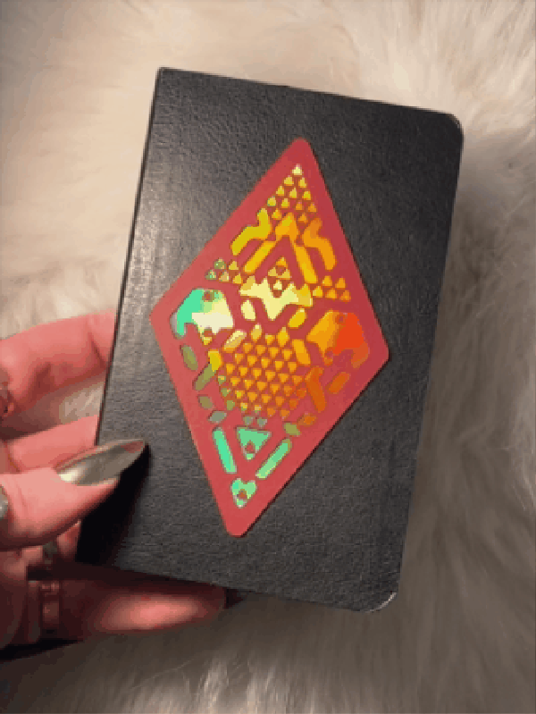 16 KEYS Hand-Coded Holoprismatic Original Art Journal