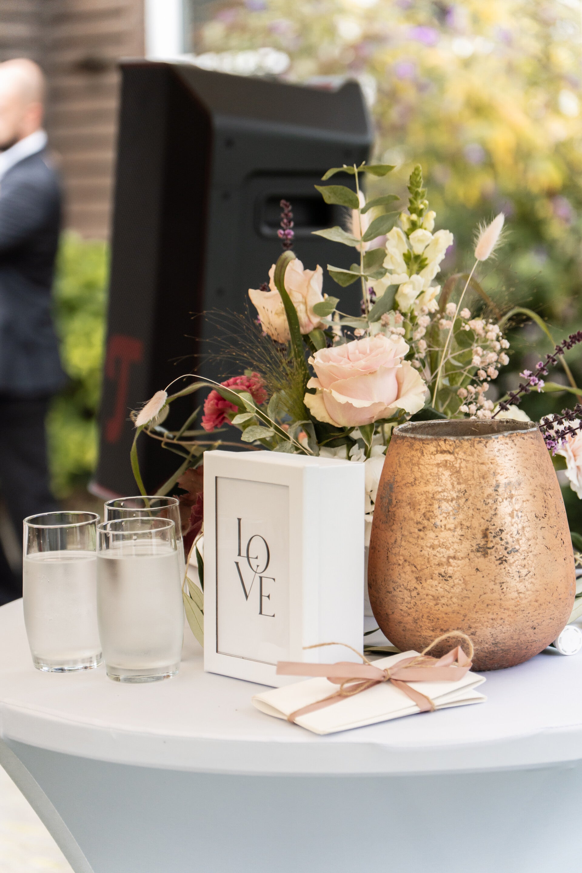 Detail Foto von einer Hochzeit
