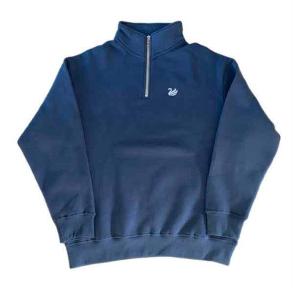 elegance halfzip blauw